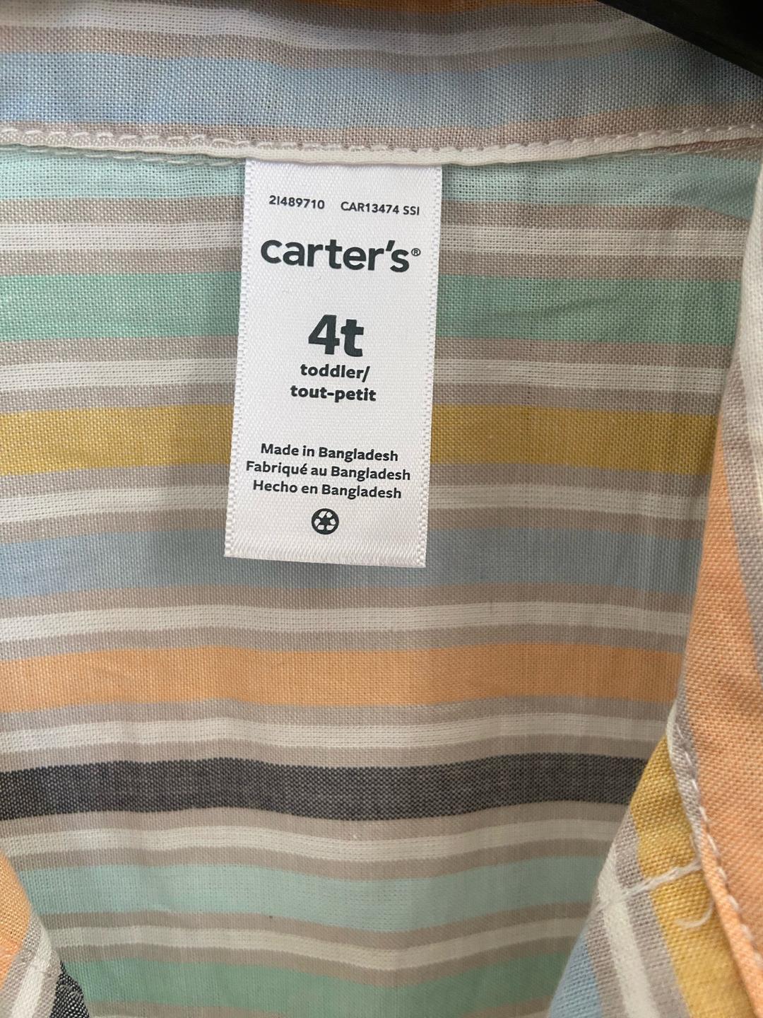 Carter's Детская летняя рубашка Carter’s — фото 2