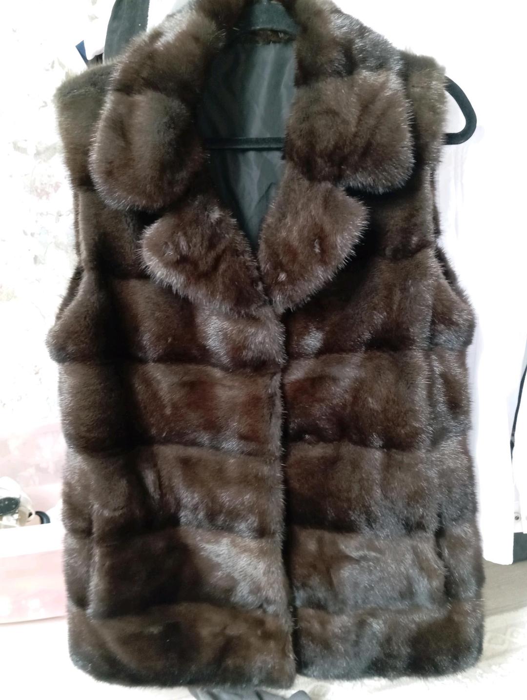 Saga Furs Норка безрукавка натуралка — фото 2