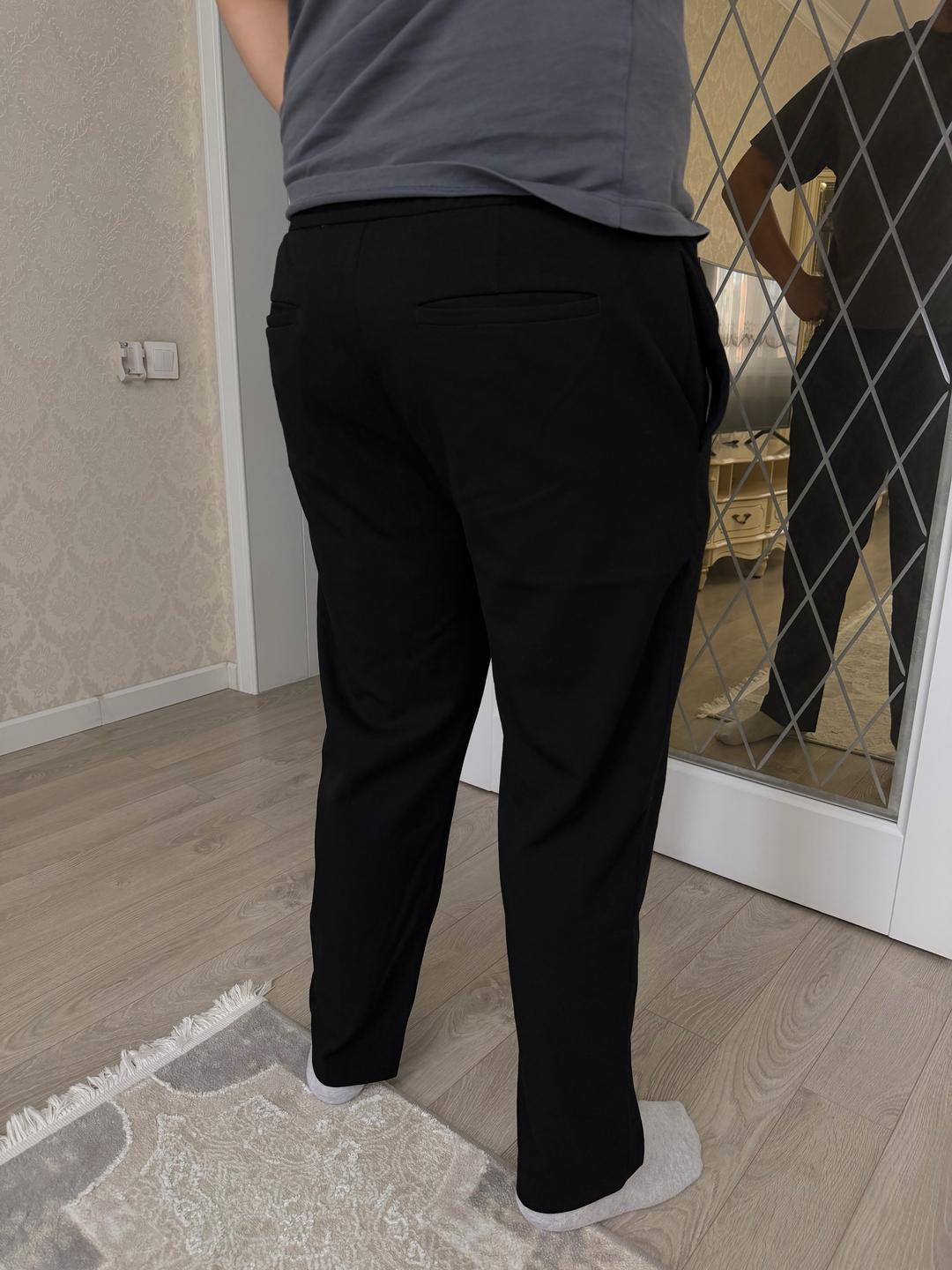 Zara Чёрные брюки Zara — фото 2
