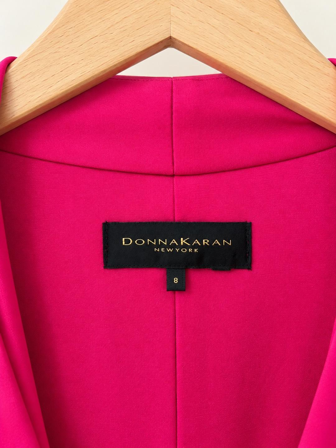 Donna Karan Платье-футляр Donna Karan New York цвета фуксия с золотым кольцом 💖✨ — фото 2