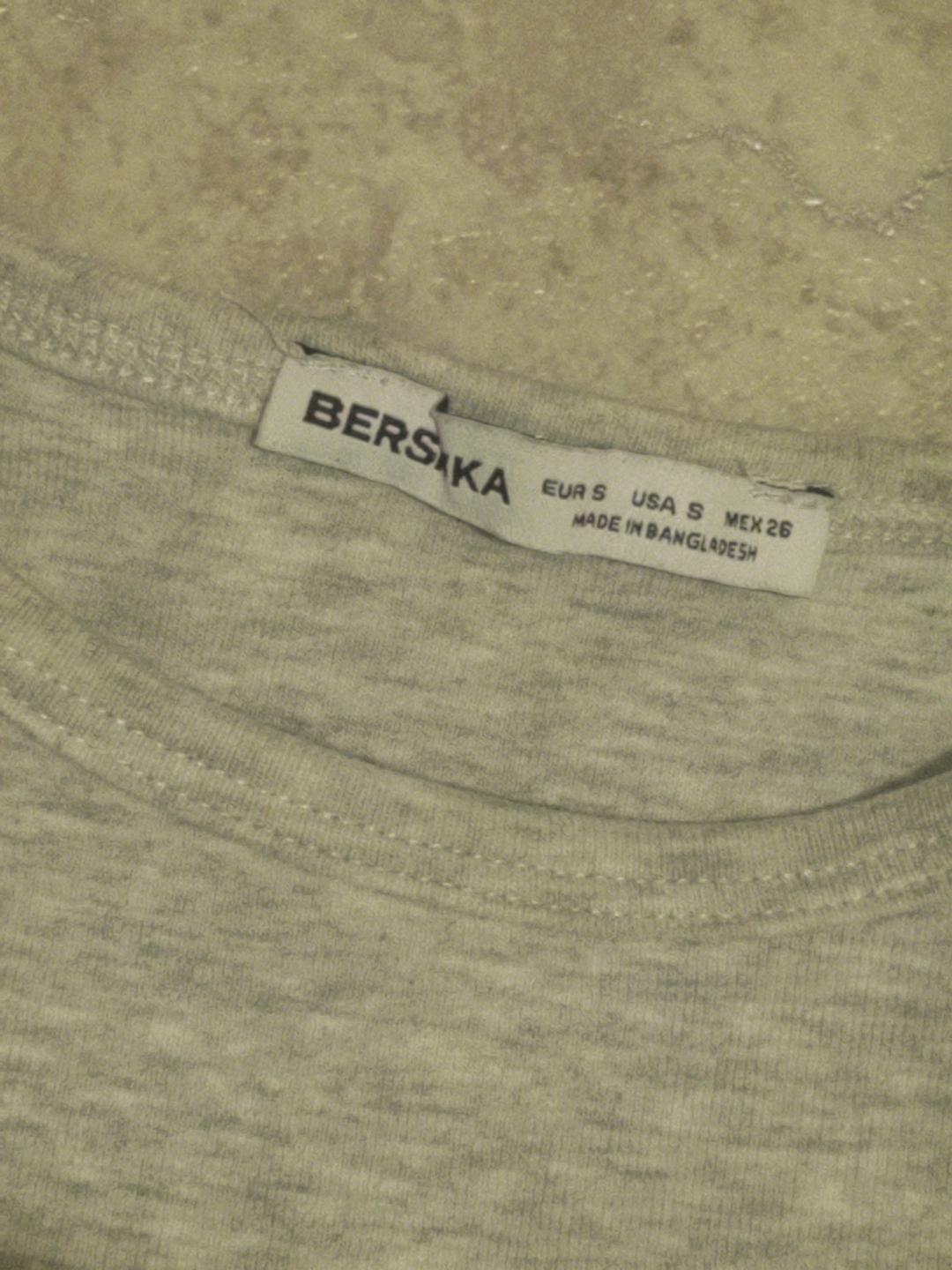 Bershka серый короткий топ bershka — фото 2
