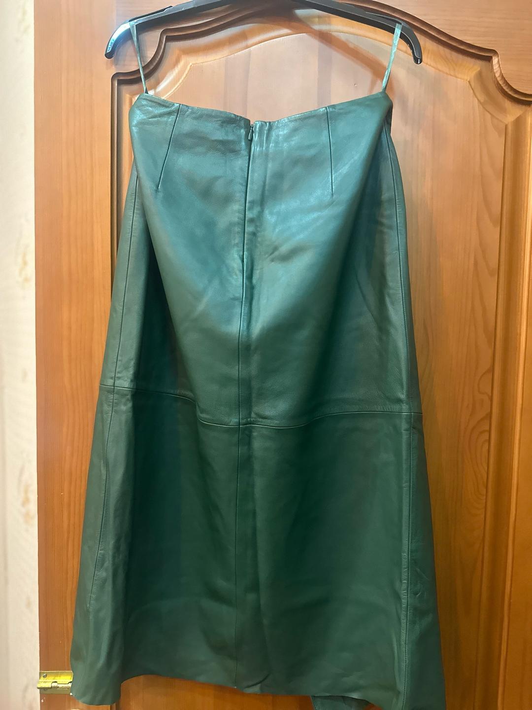 Massimo Dutti Юбка Massimo Dutti натуральная кожа — фото 2