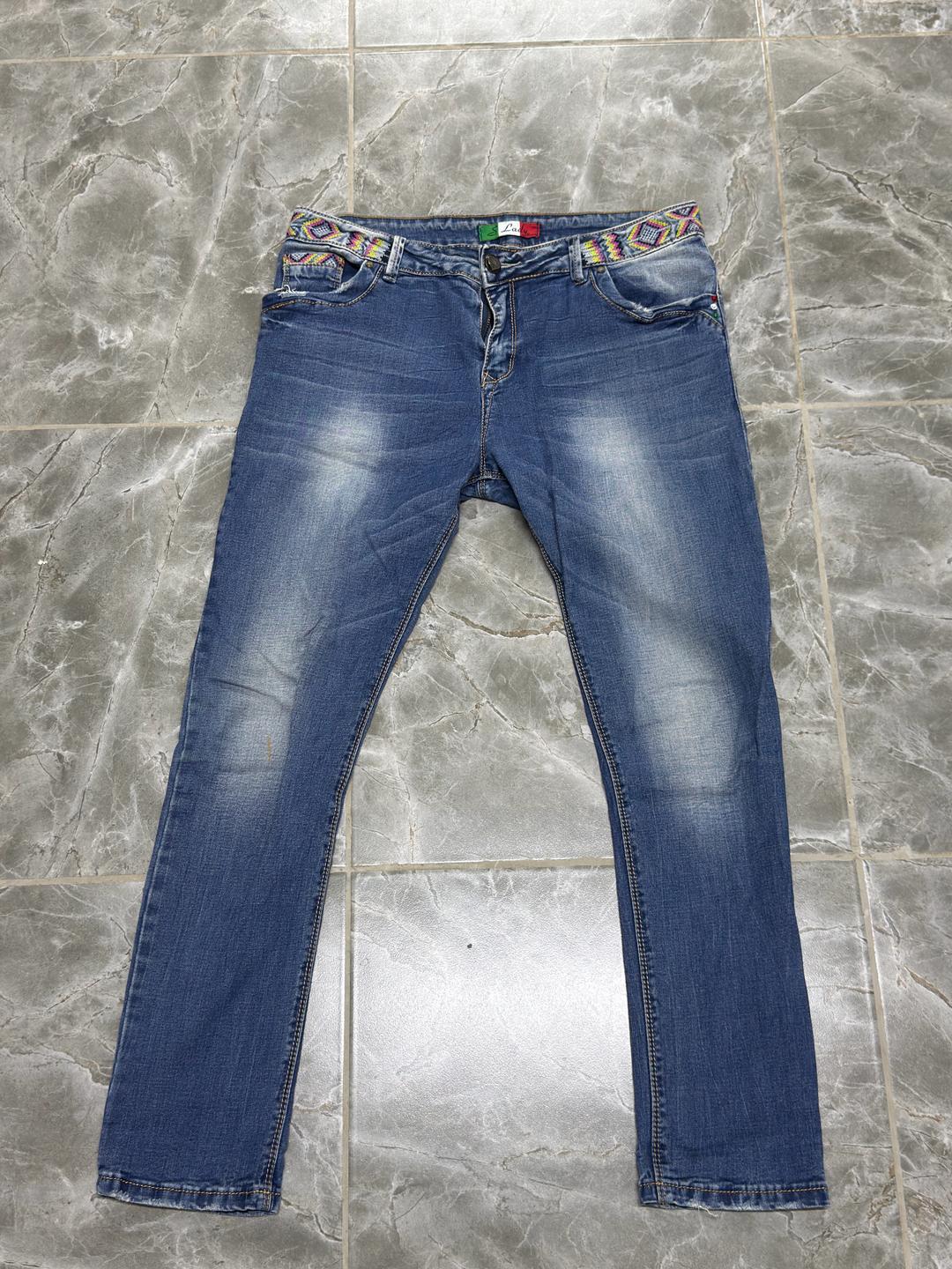 Lady Jeans Женские джинсы,c этно-вышивкой спереди и сзади — фото 2
