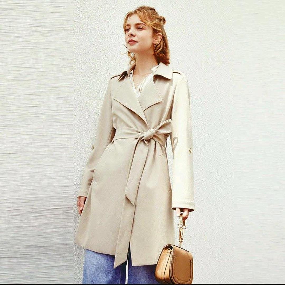 Vero Moda Новый Плащ тренч 44-46 бежевый куртка пиджак Vero Moda — фото 2