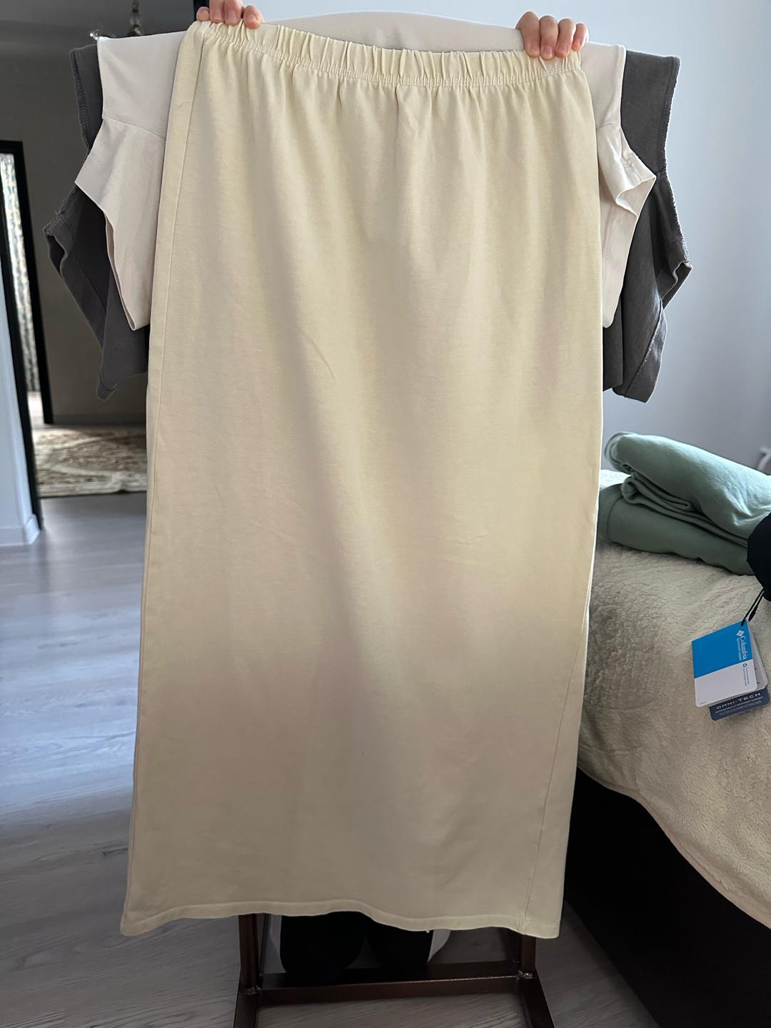 Zara Юбка миди с разрезом — фото 2
