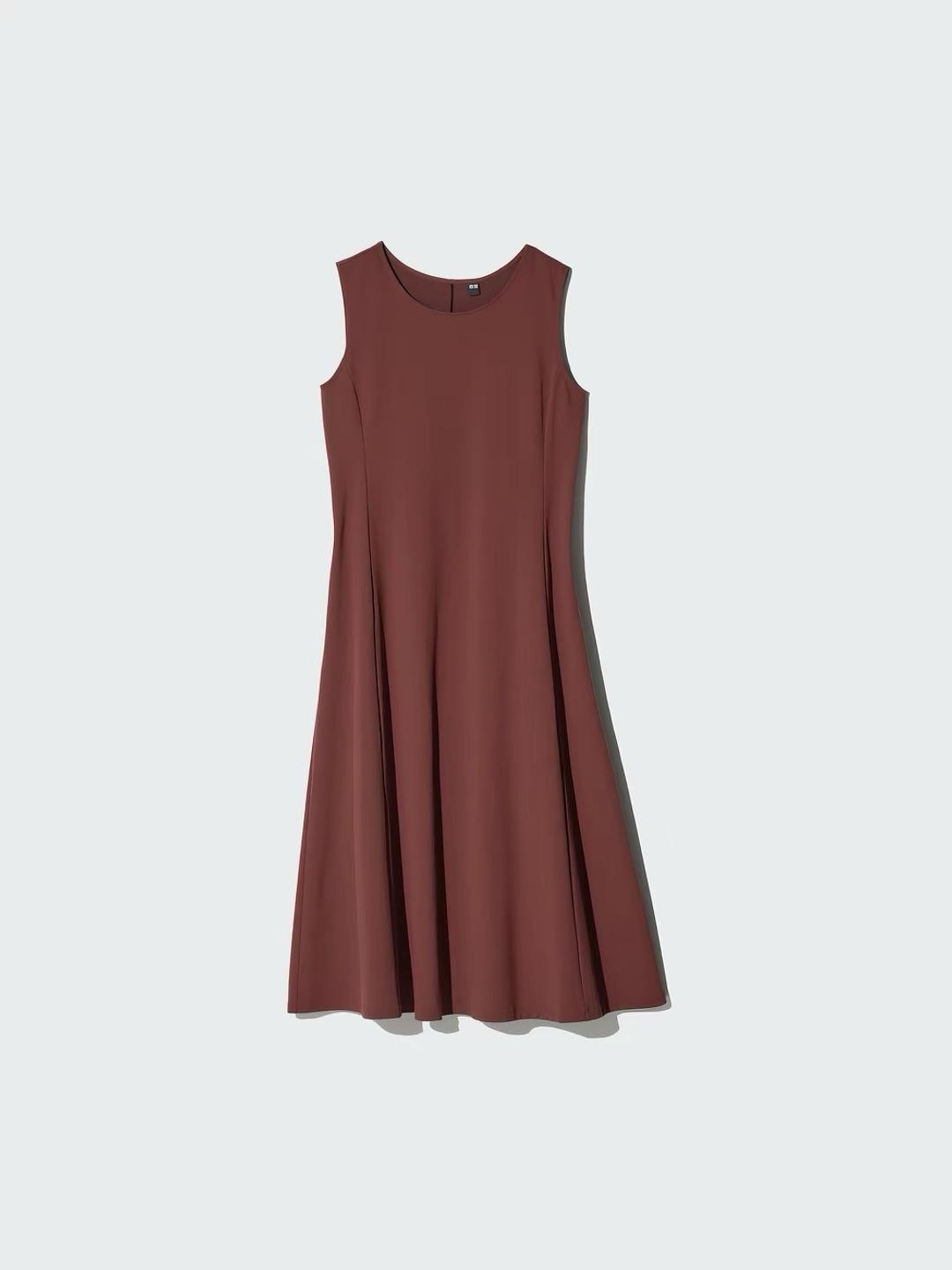 Uniqlo Коричневое платье Uniqlo Airsm — фото 2