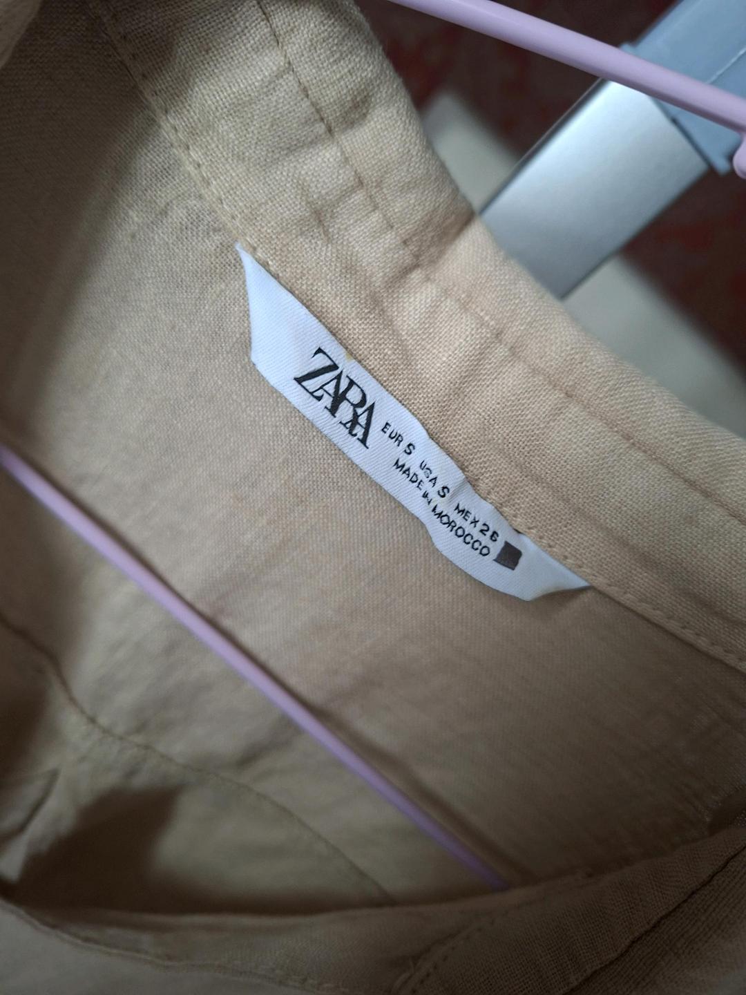 Zara Рубашка укороченная — фото 2