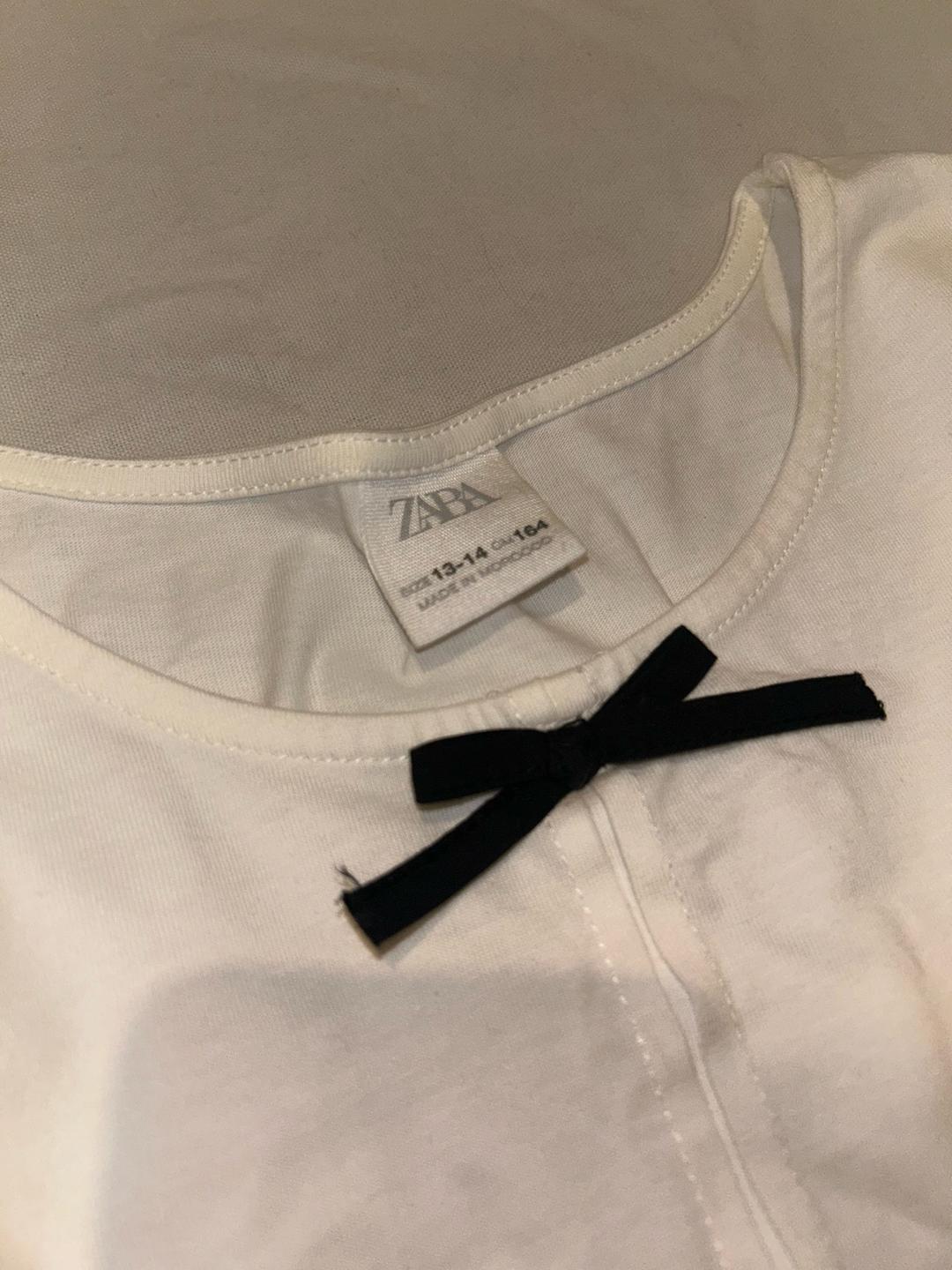 Zara Топ ZARA с бантиками для девочки — фото 2
