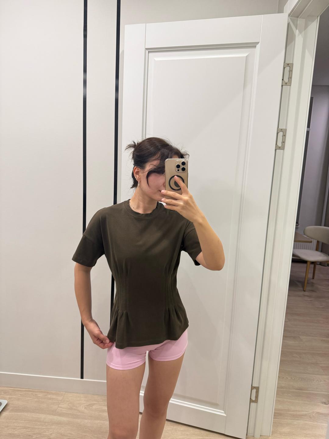 Massimo Dutti Футболка с имитацией корсета, massimo dutti — фото 2