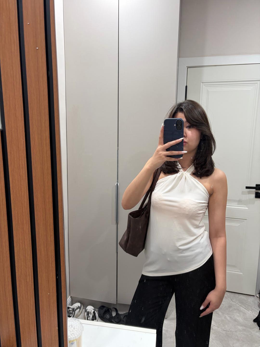 H&M топ белый — фото 2
