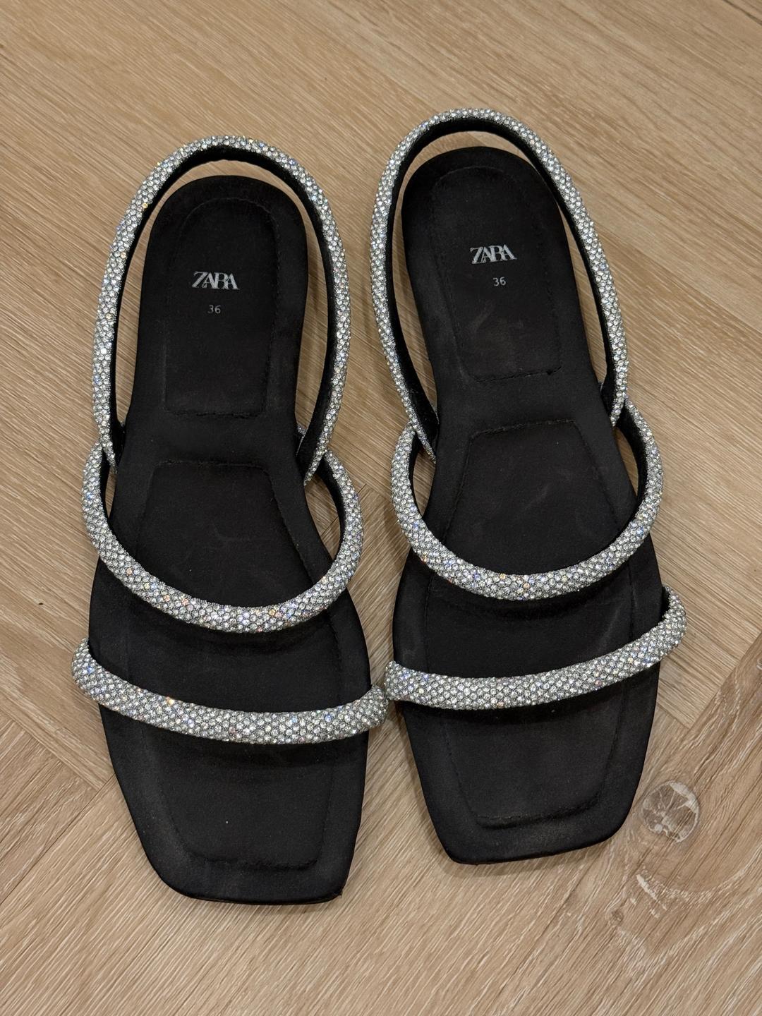 Zara Сандалии Zara со стразами — фото 2