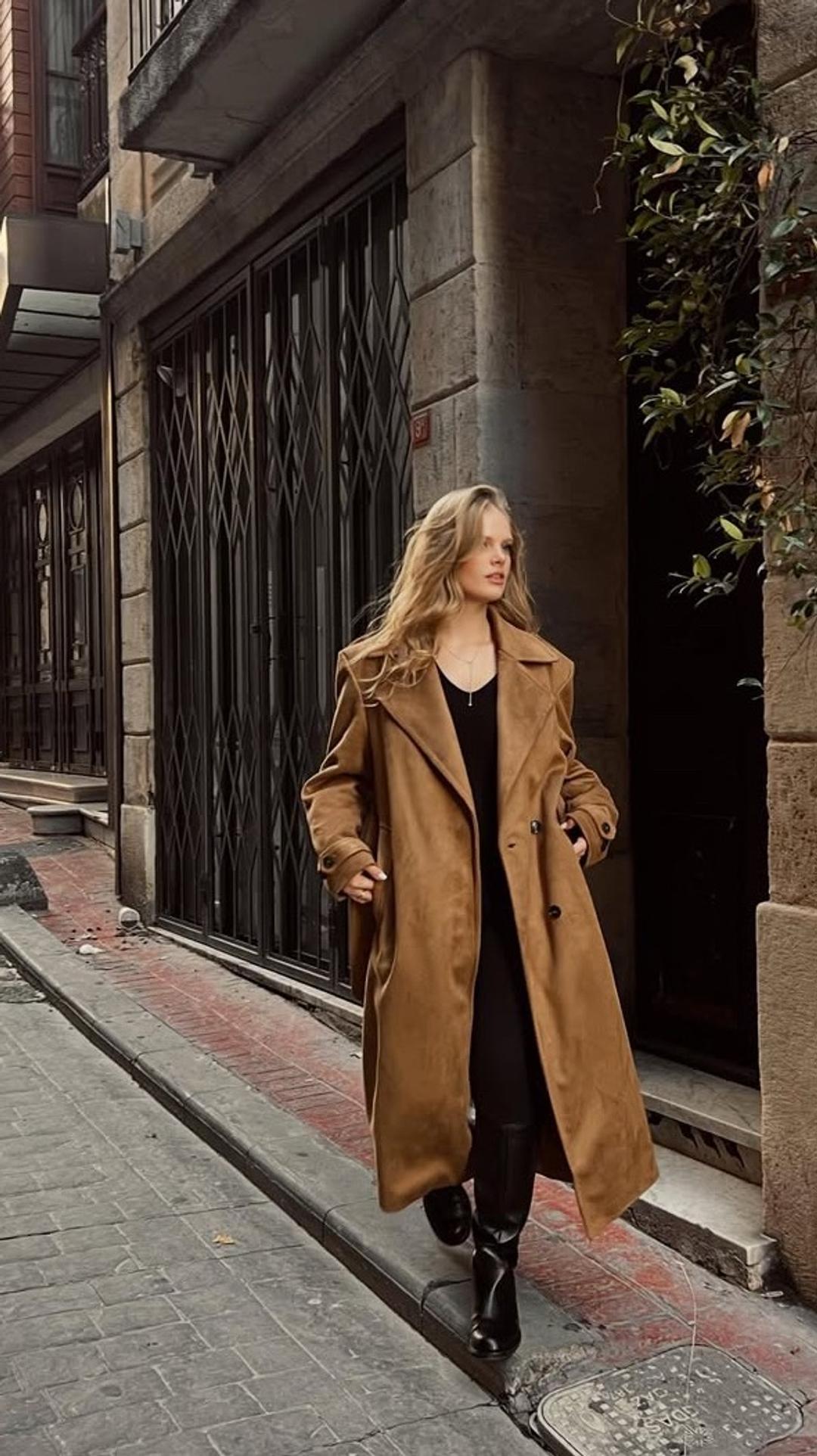 Pull & Bear Женский тренч — фото 2
