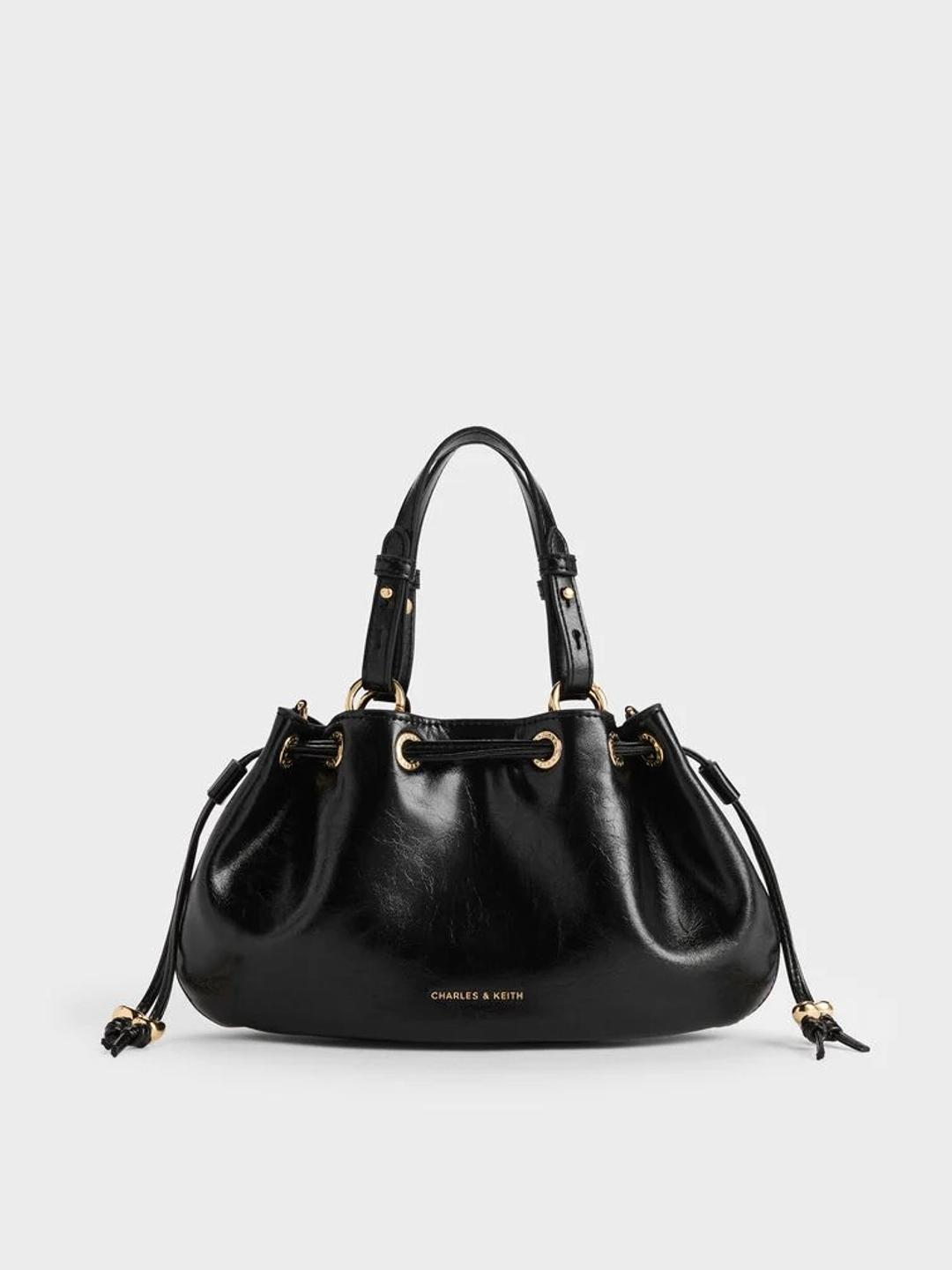 Charles & Keith Сумка Charles & Keith Mini Moxie Drawstring Bucket Bag новая — фото 2