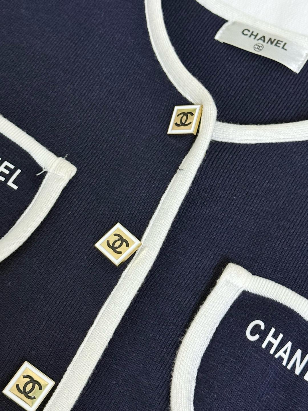 Chanel темно-синий пиджак — фото 2