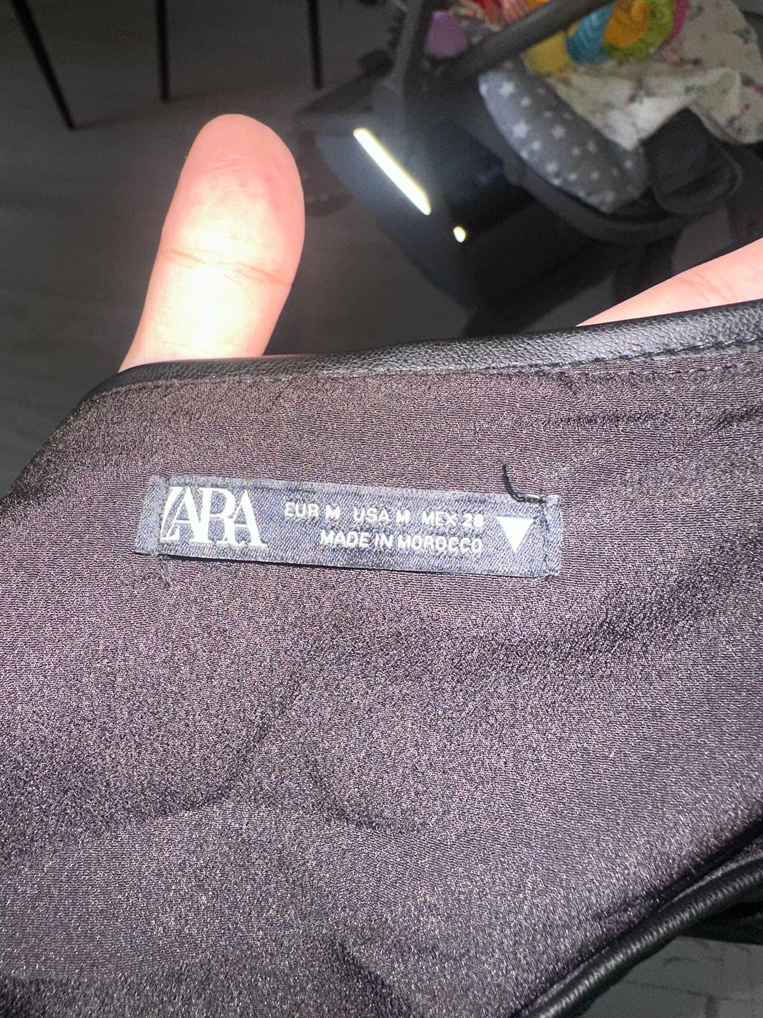 Zara Платье ZARA из экокожи — фото 2