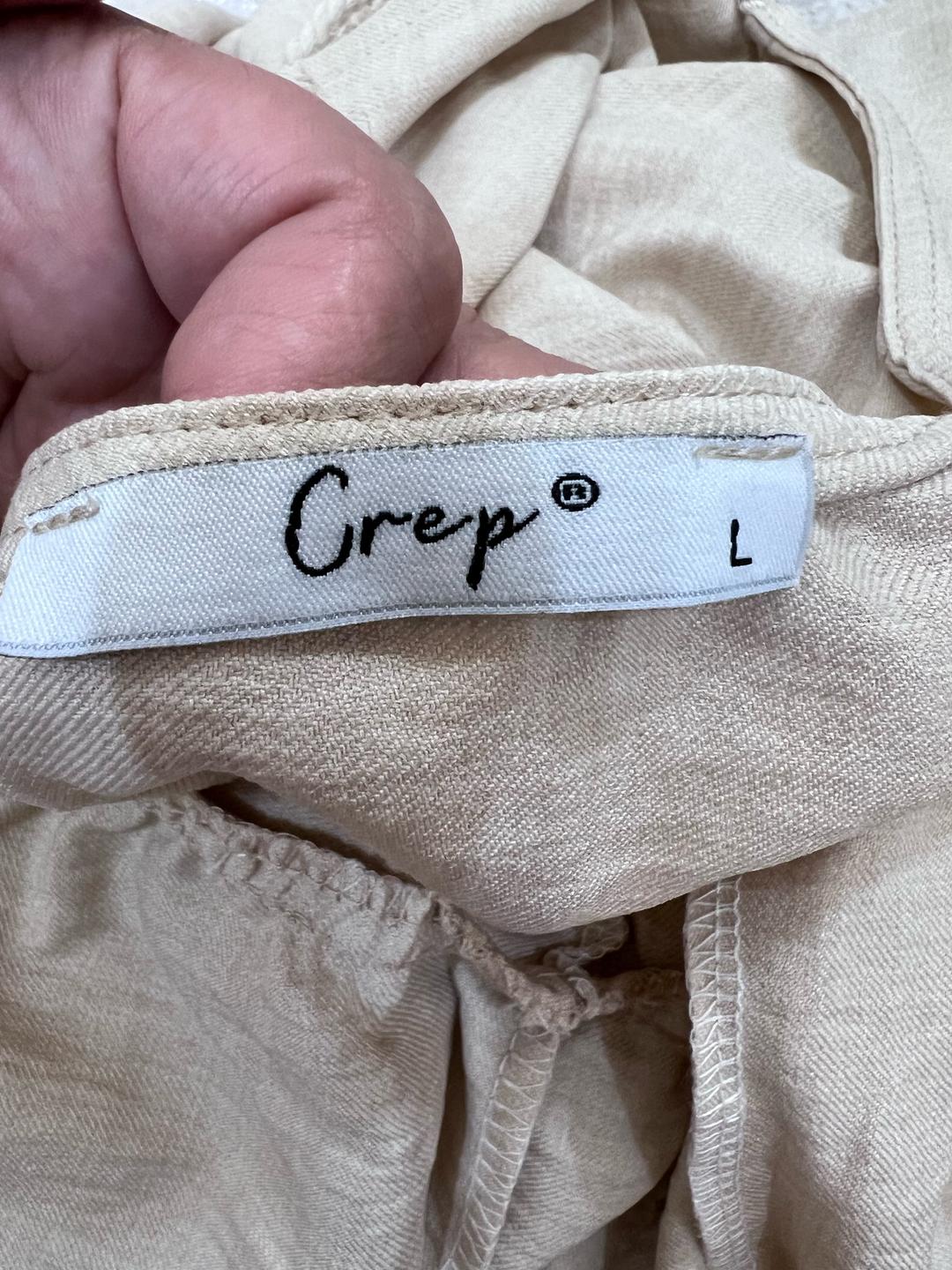 crep Платье бежевый — фото 2