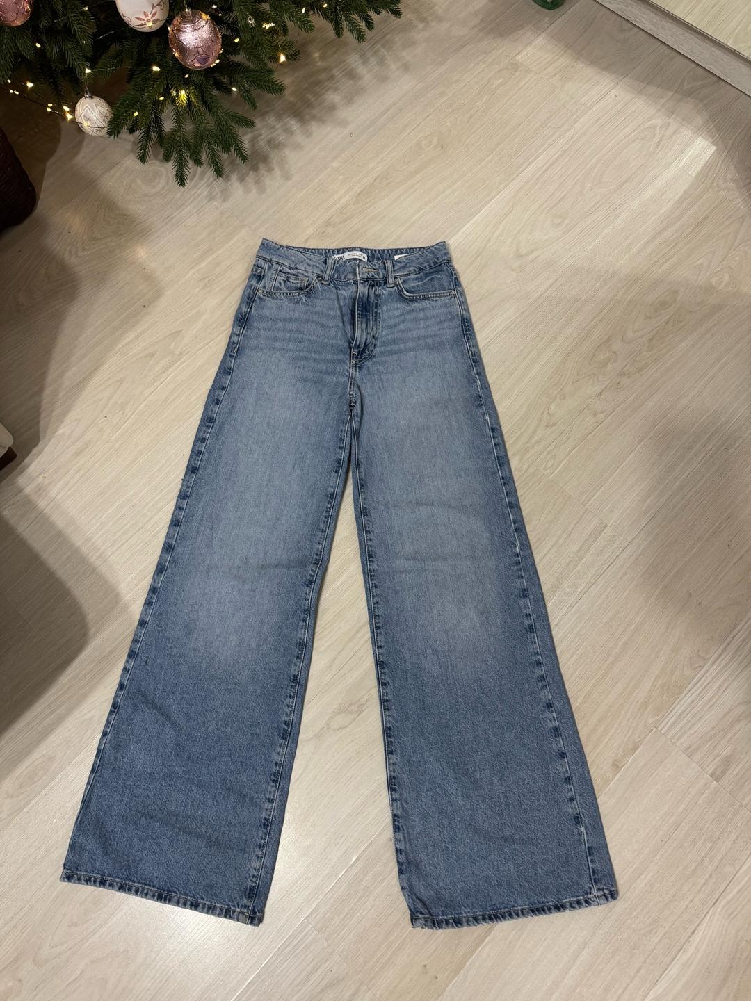 Zara Джинсы Zara (Зара ) wide leg, 34 рр — фото 2