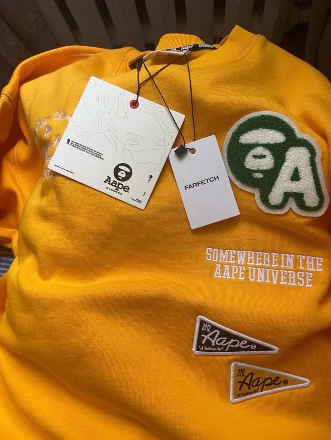 aape by *a bathing ape® AAPE BY *A BATHING APE®толстовка из джерси с вышитым логотипом — фото 2