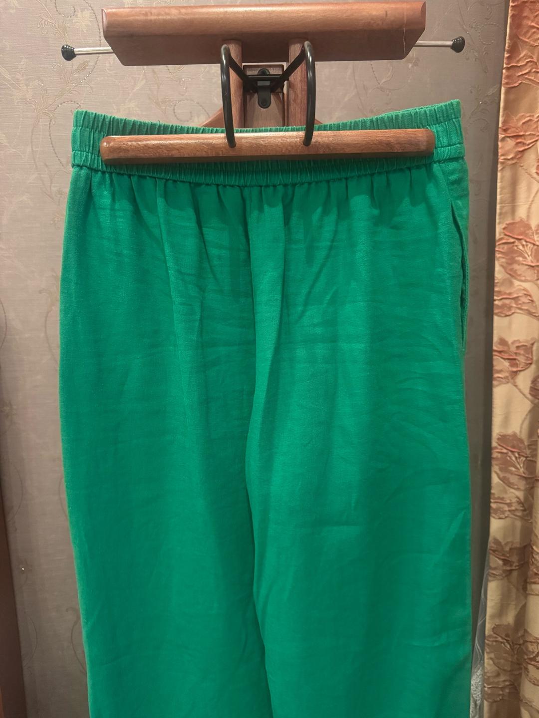 Zara Льняные брюки Zara — фото 2