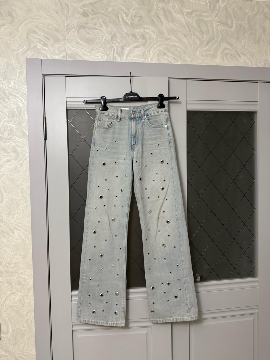 Zara светло серые джинсы Zara — фото 2