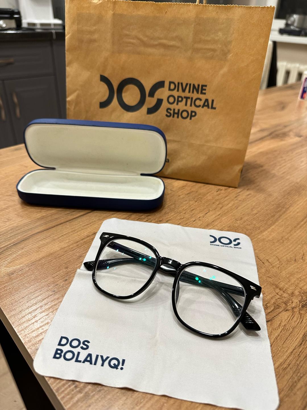 Dos Optical Стильные черные очки (оправа) Dos Optical — идеальное состояние — фото 2