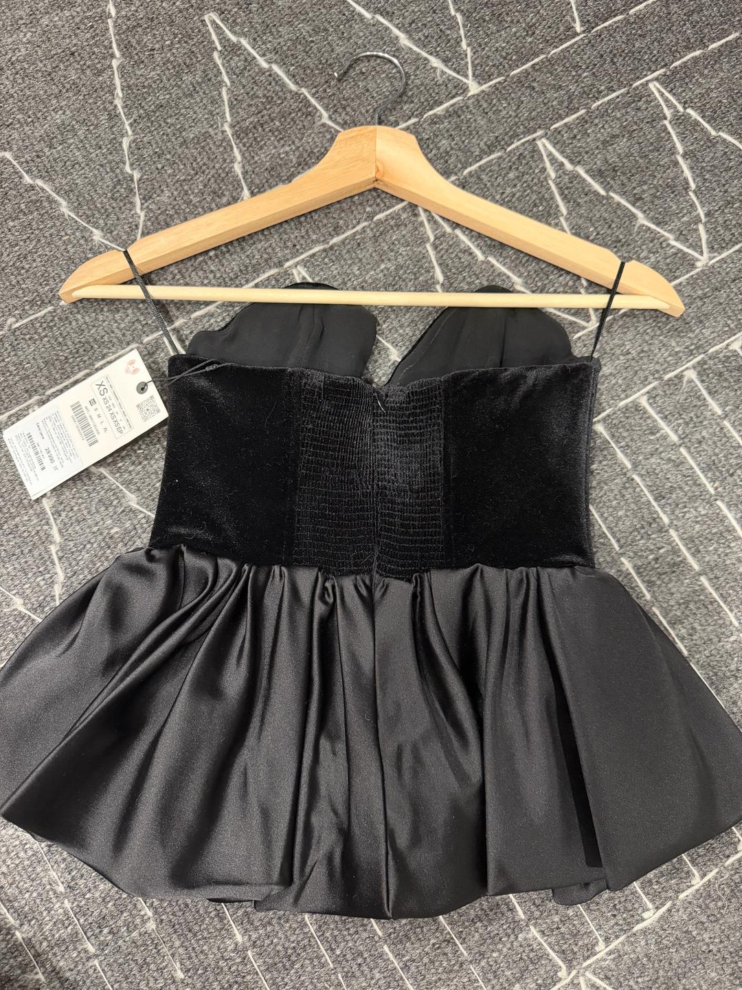 Zara Бархатный топ — фото 2