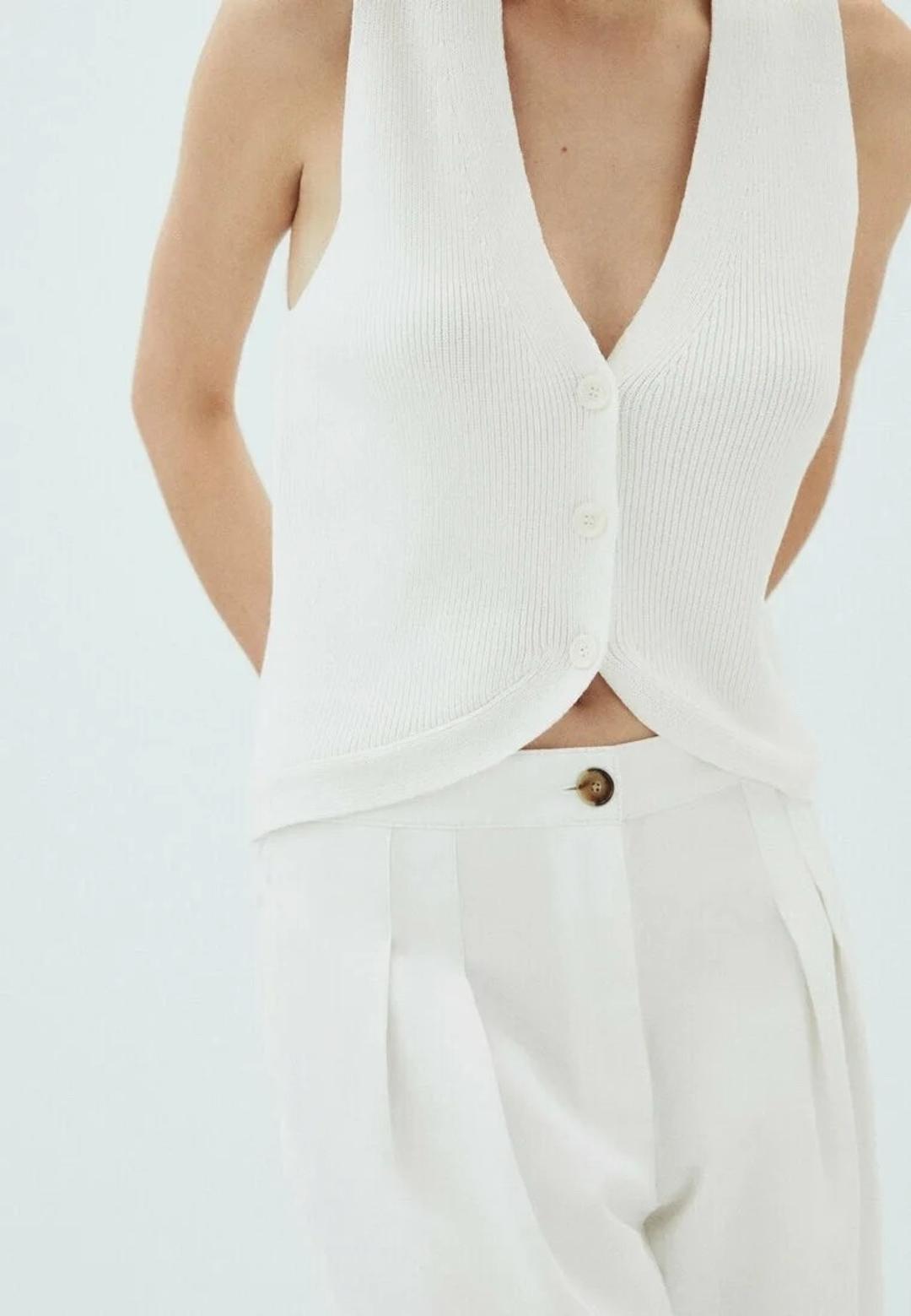Massimo Dutti Трикотажный топ Massimo Dutti — фото 2