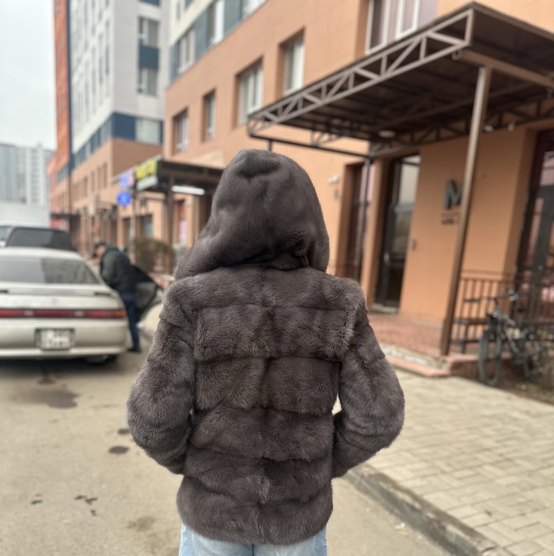 Нет бренда Шуба натуральная норка — фото 2