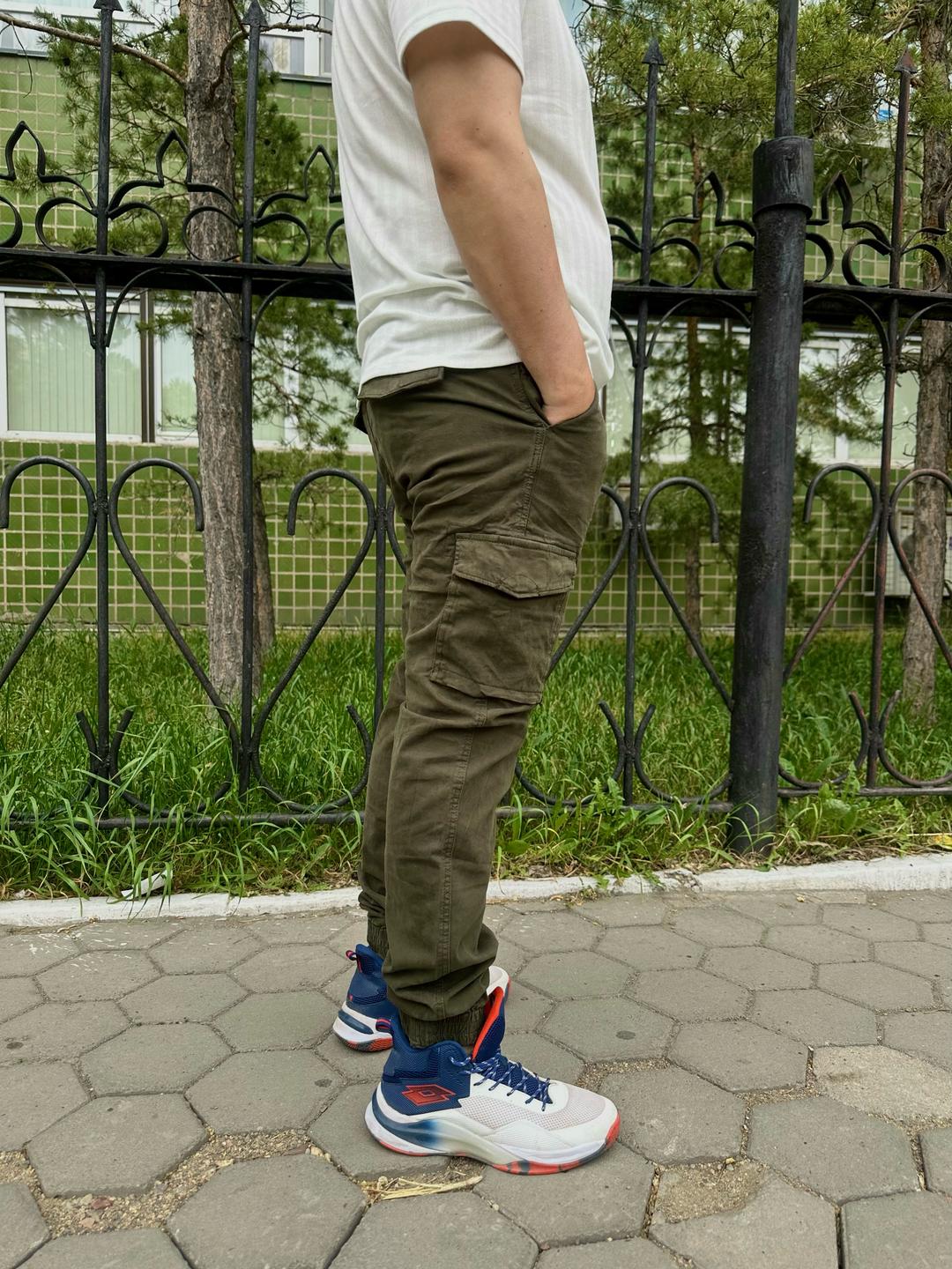 Нет бренда Мужские брюки карго — фото 2