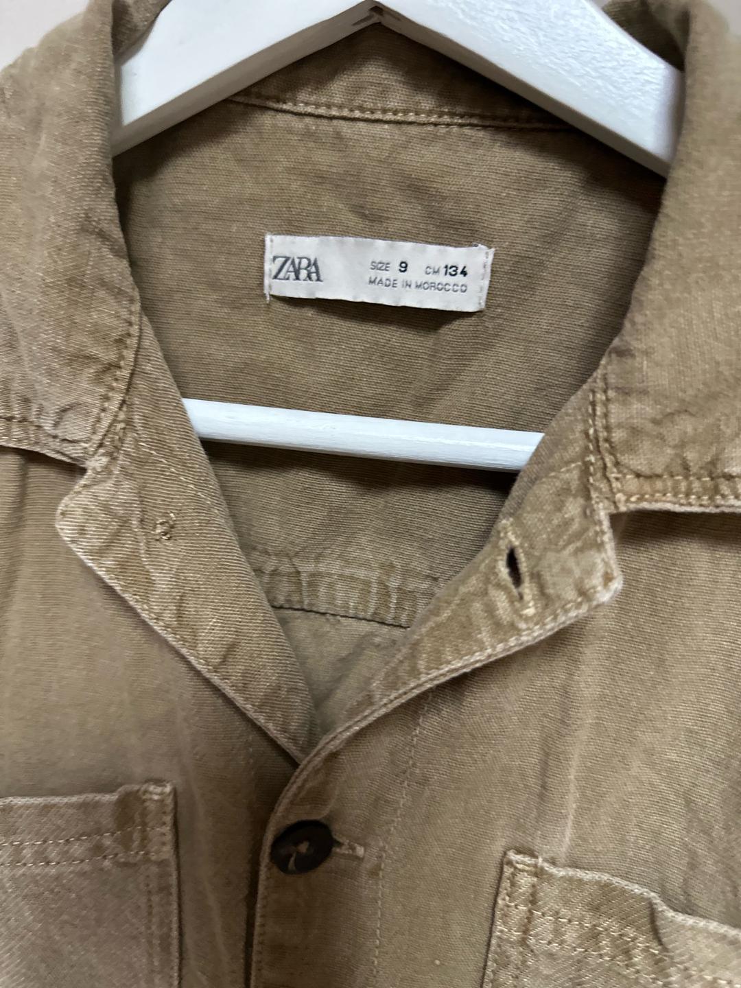 Zara куртка-рубашка Zara из хлопка — фото 2