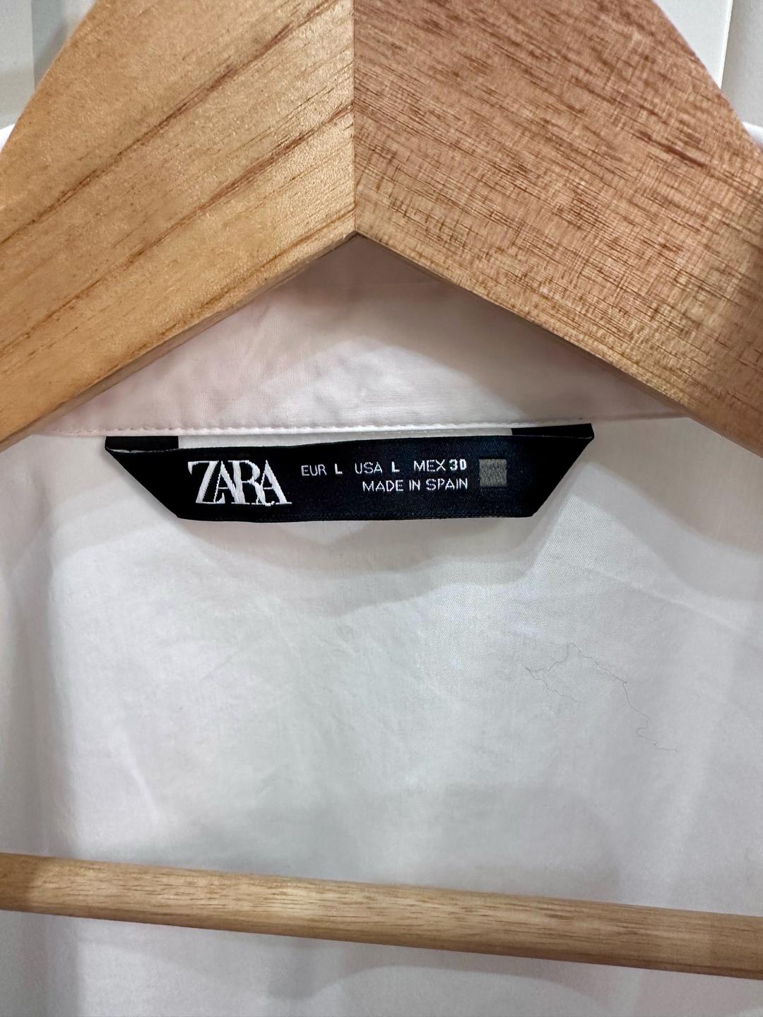 Zara Белая рубашка ZARA — фото 2