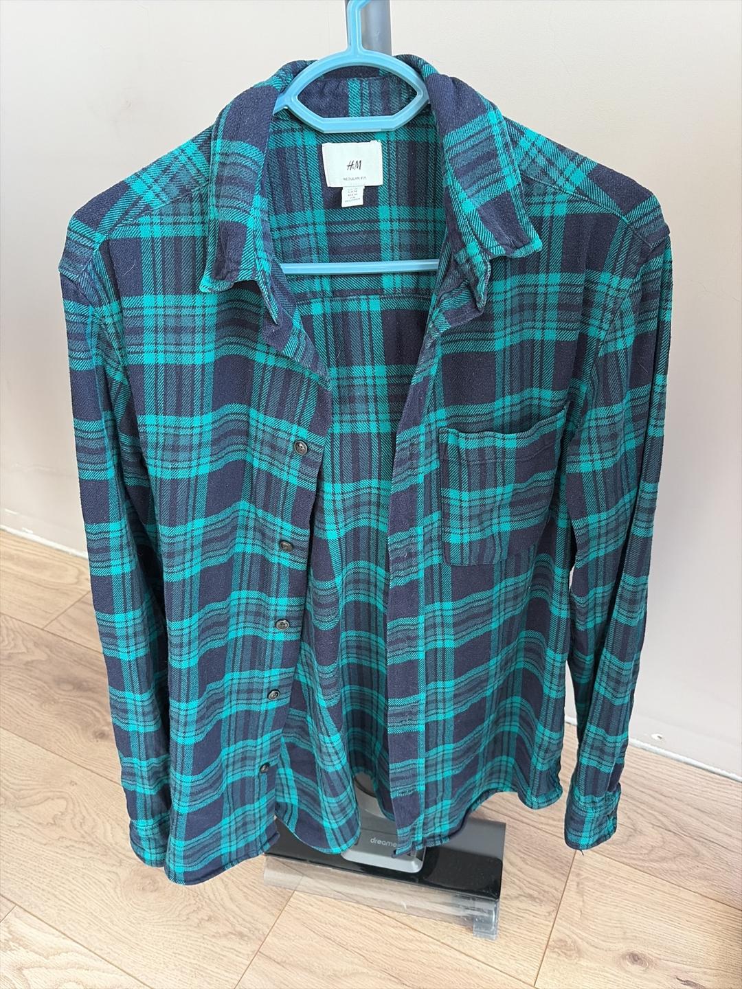 H&M H&M мужская рубашка в клетку — фото 2