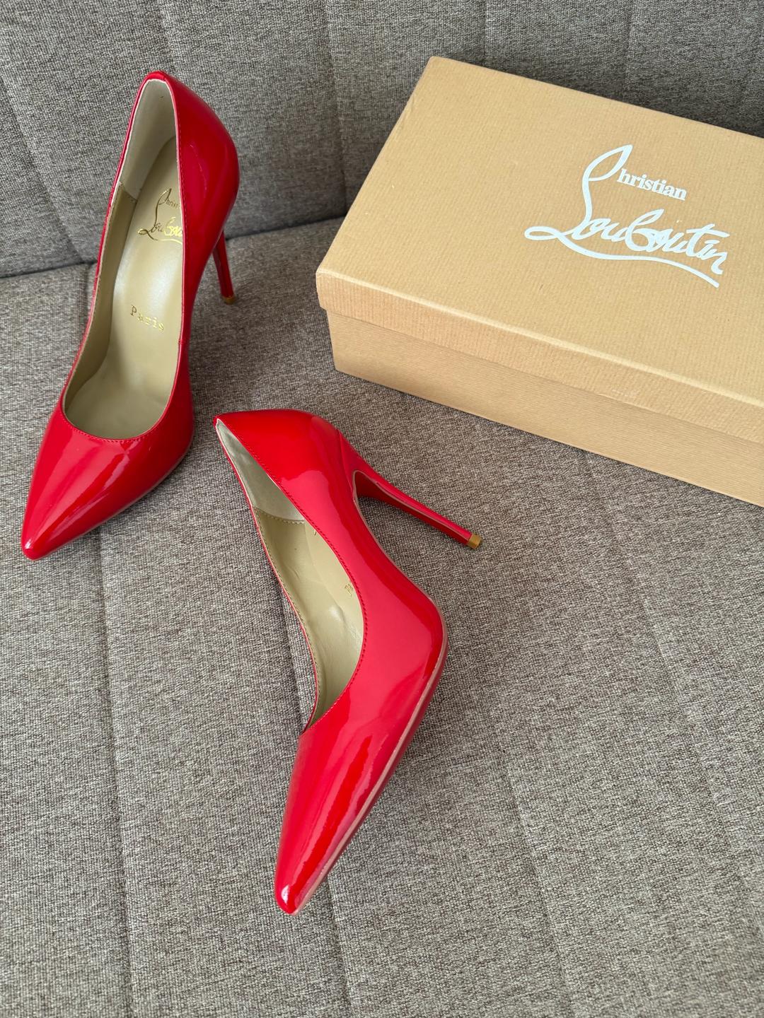 Christian Louboutin Туфли Christian Louboutin красные лаковые — фото 2