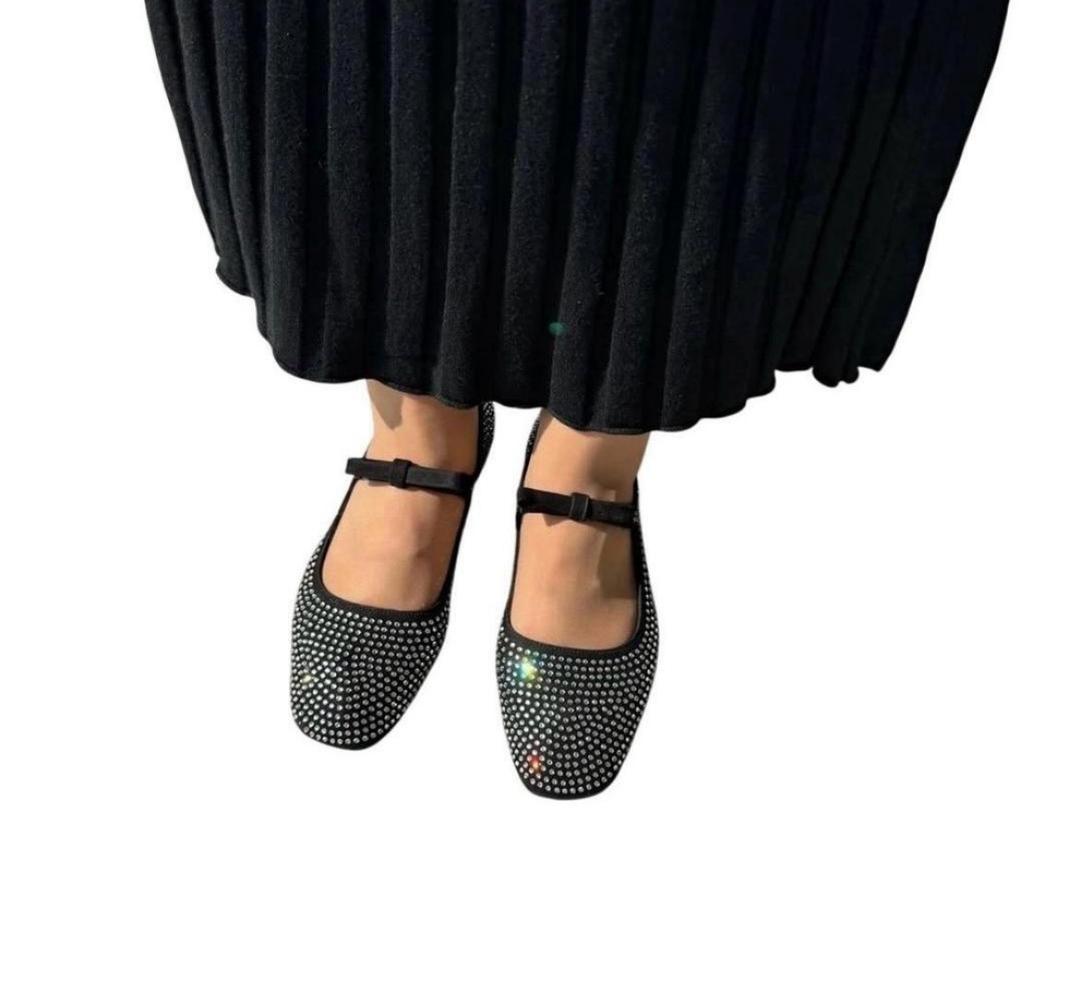 lula shoes Балетки со стразами — фото 2