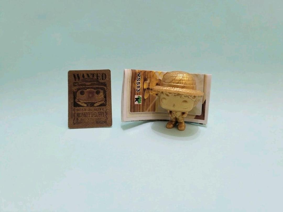 kinder joy Фигурка игрушка Luffy gold VS513 / One piece / Kinder joy — фото 2