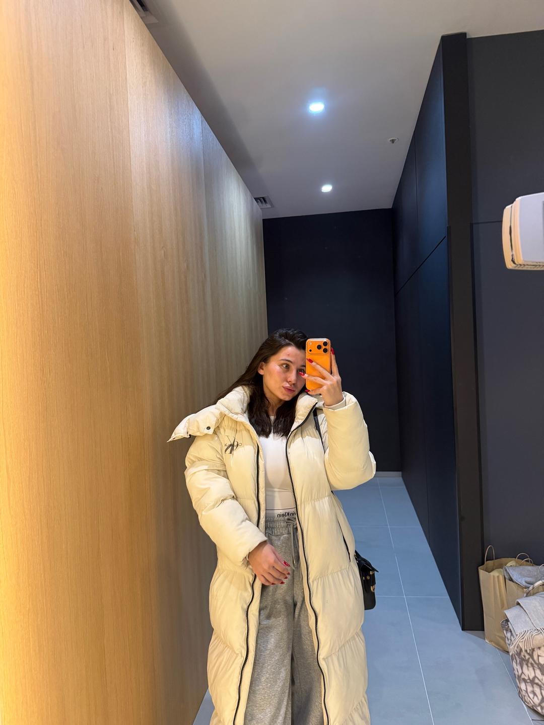 Calvin Klein Пуховик Calvin Klein оригинал. Зимняя куртка, длина миди, выше щиколоток. Рр XS — фото 2