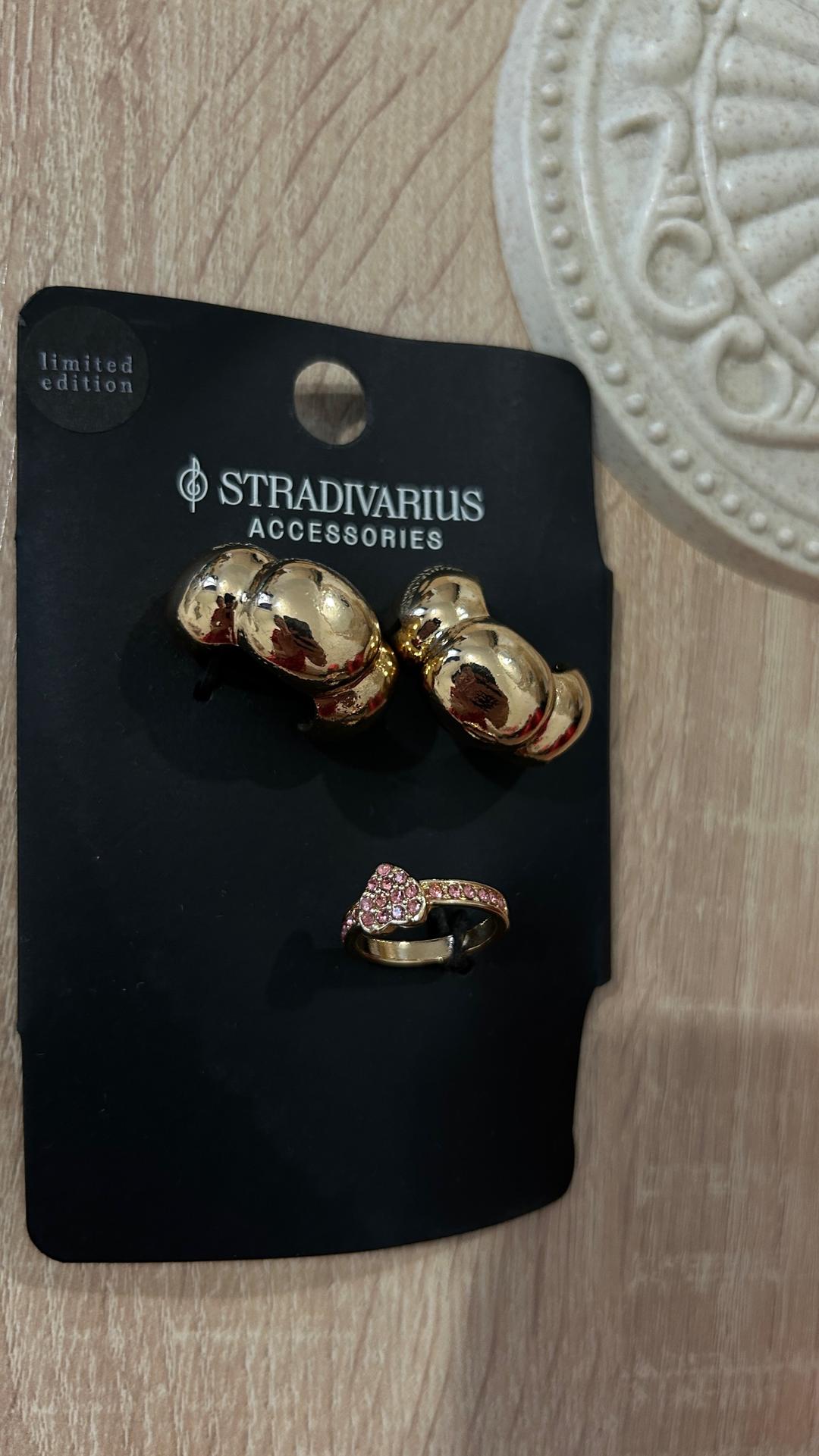 Stradivarius Набор украшений Stradivarius (серьги и кольцо) — фото 2