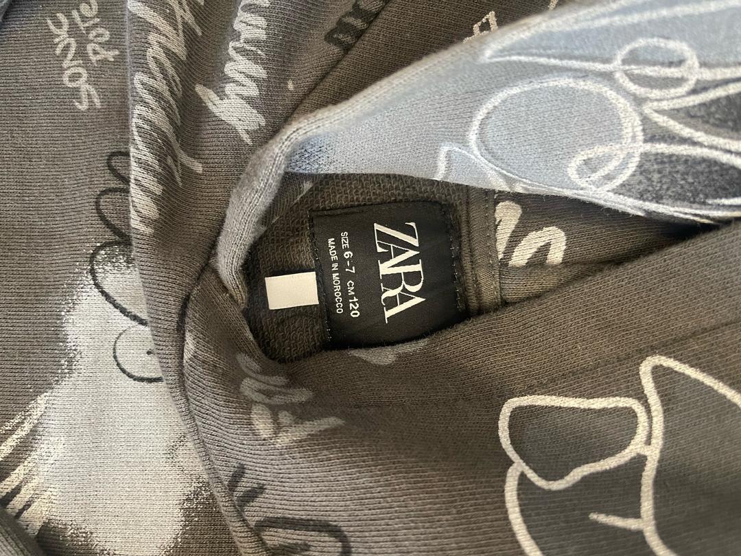 Zara Худи ZARA с принтом — фото 2