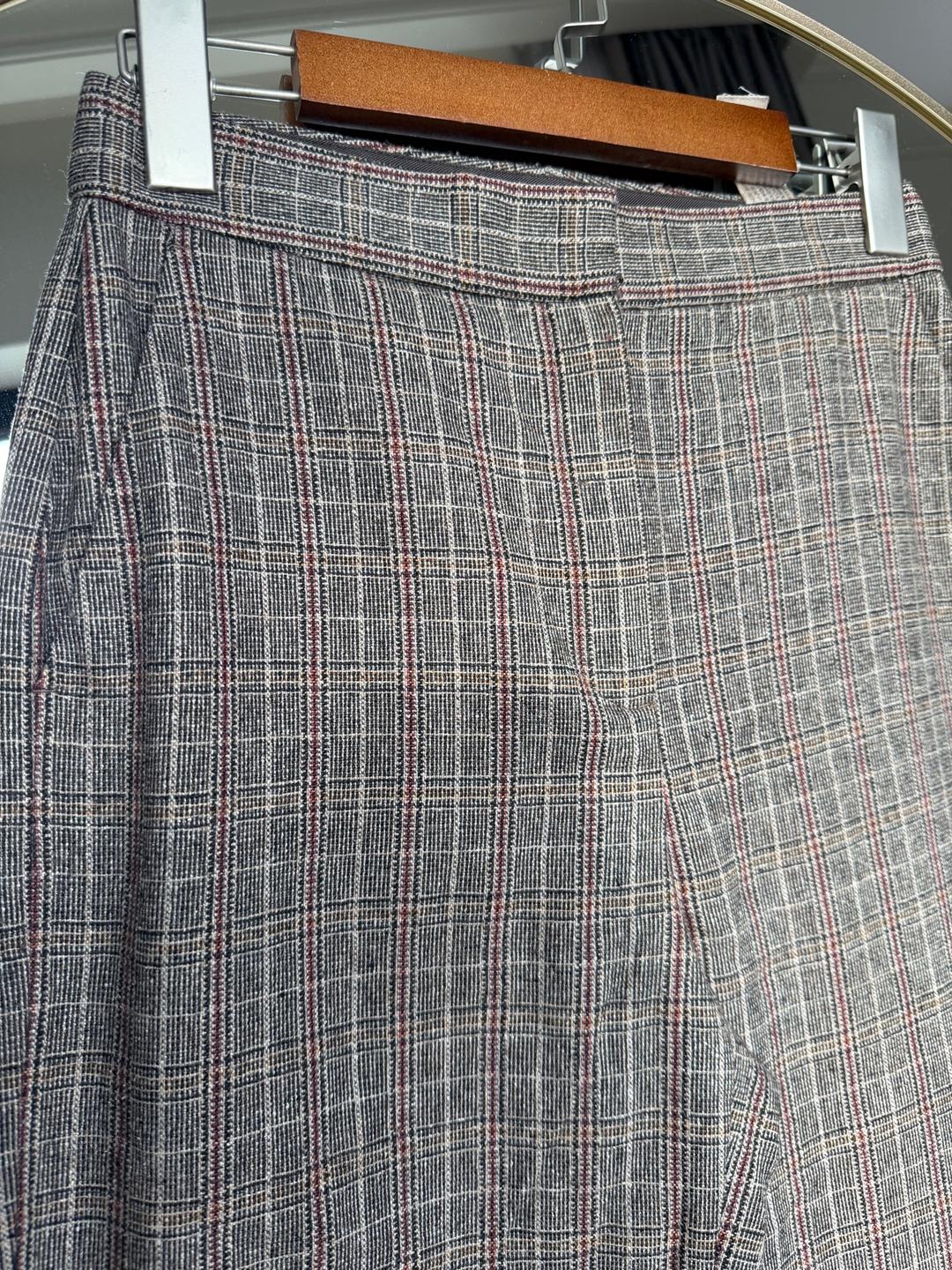 Massimo Dutti Брюки Massimo Dutti в клетку с отворотами — фото 2