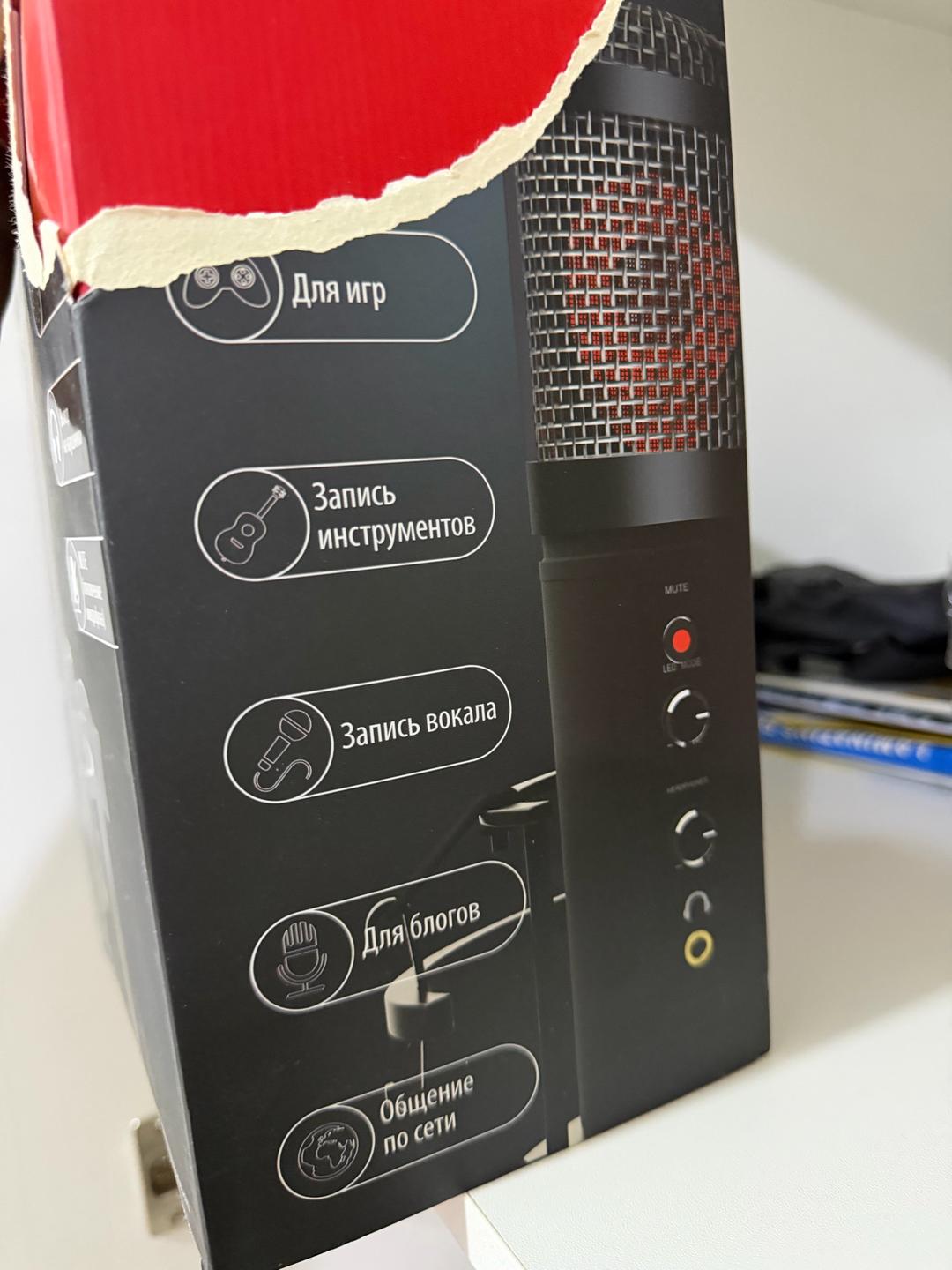 Ritmix AKG микрофон настольный — фото 2