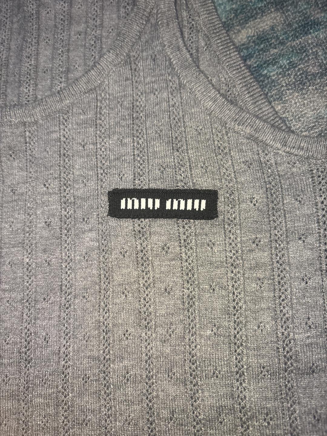 Miu Miu Miu Miu майка — фото 2