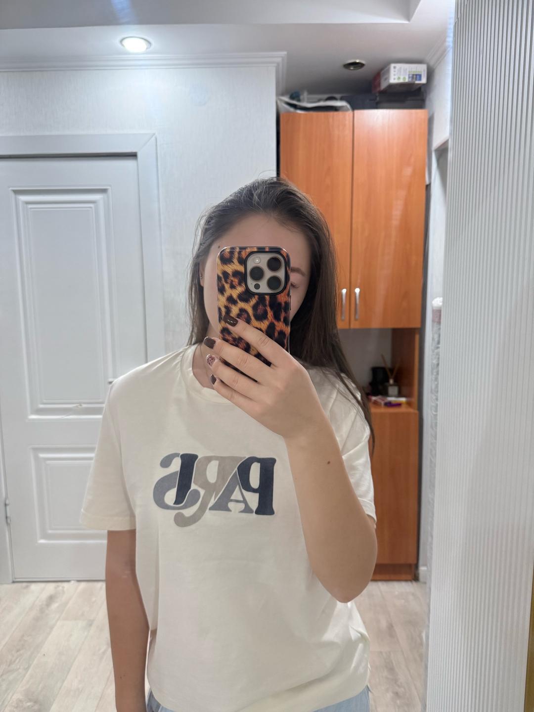 Massimo Dutti Футболка с принтом — фото 2
