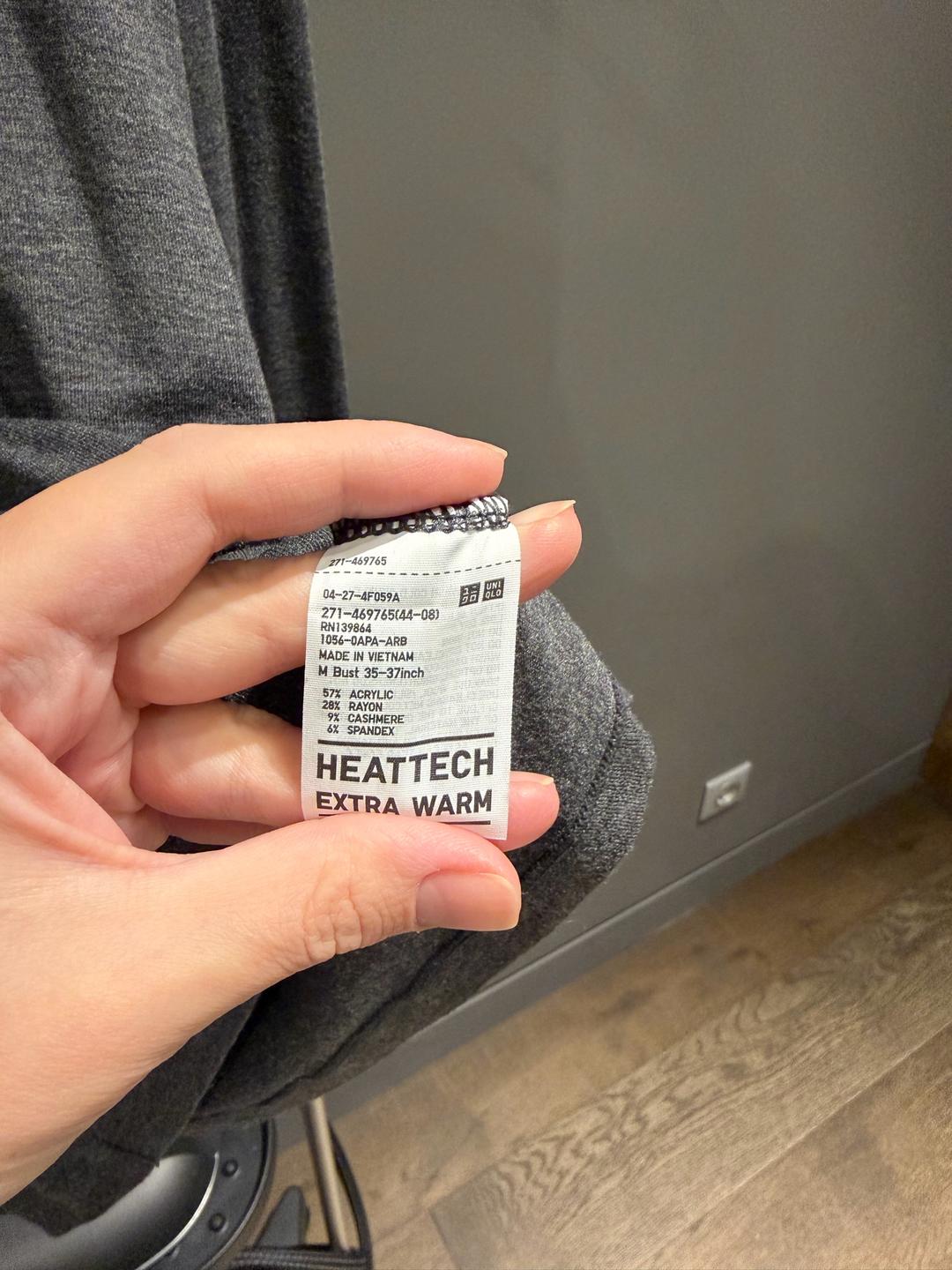 Uniqlo Лонгслив Uniqlo Heattech — фото 2