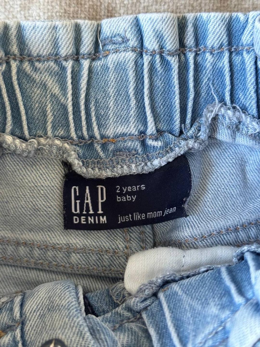 GAP Джинсы GAP с вышивкой вишен — фото 2