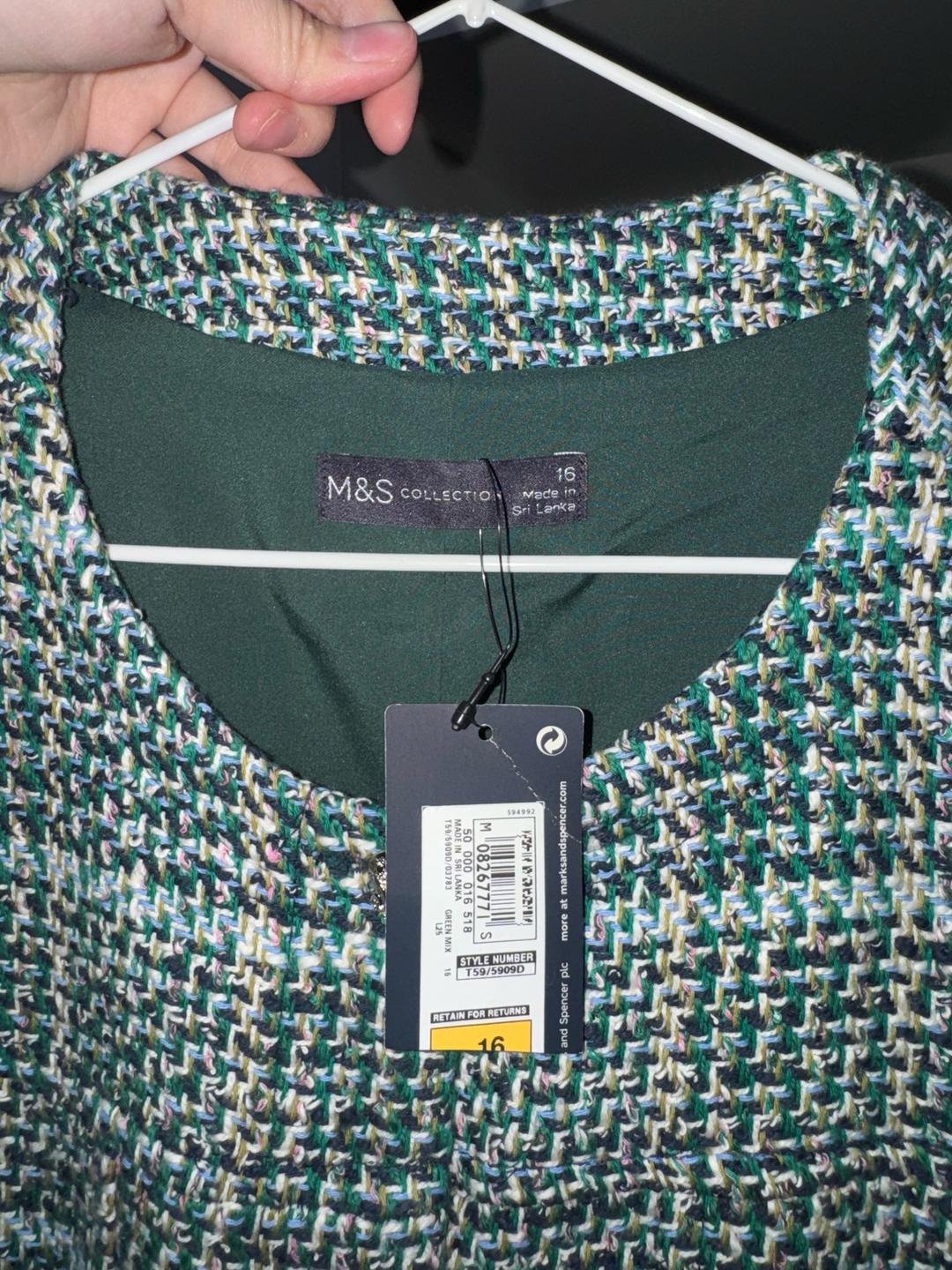 Marks & Spencer Платье M&S Collection твидовое — фото 2