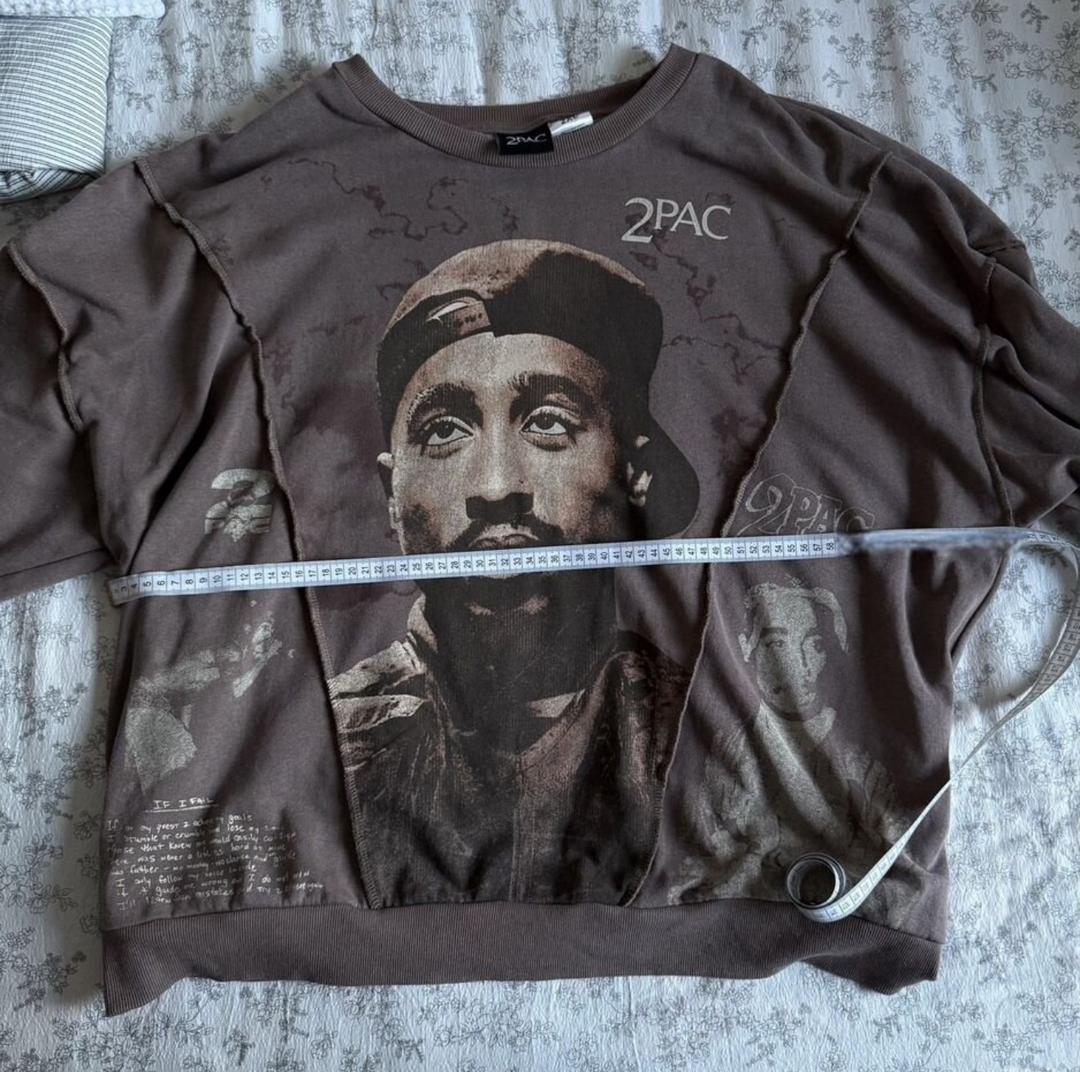 2Pac Винтажный свитшот y2k — фото 2
