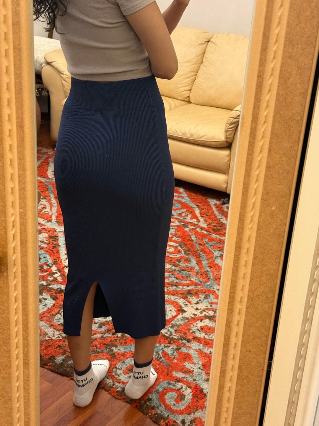Zara Трикотажная юбка Zara — фото 2