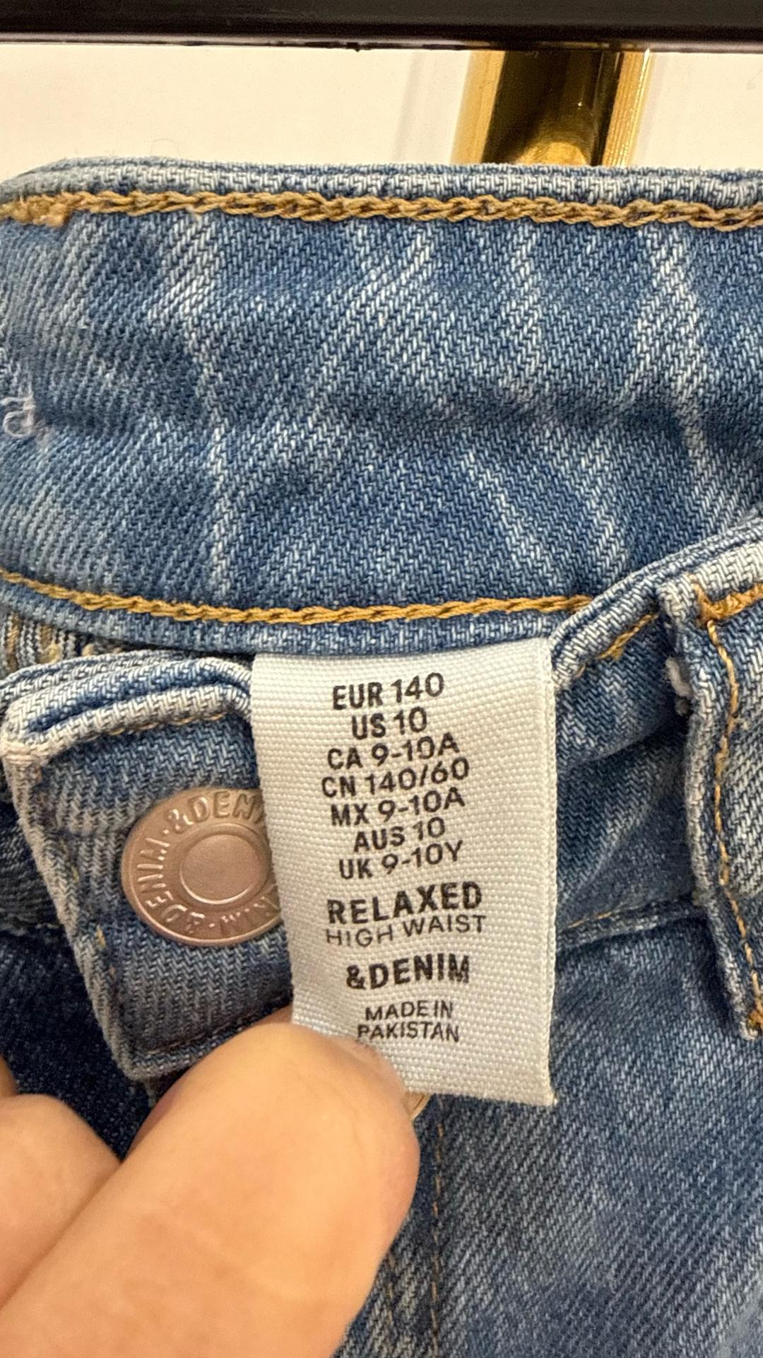 H&M H&M джинсы двухцветные для девочки — фото 2