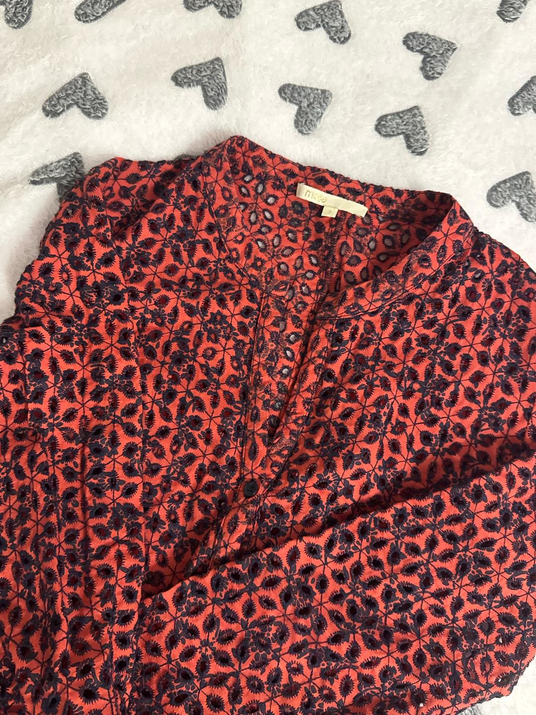 Maje Дизайнерское миди платье Maje из ажурного шитья Richelieu❤️ — фото 2