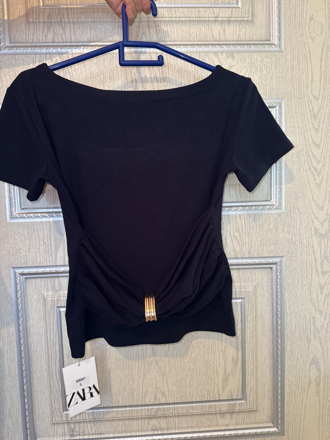 Zara ZARA топ с драпировкой — фото 2